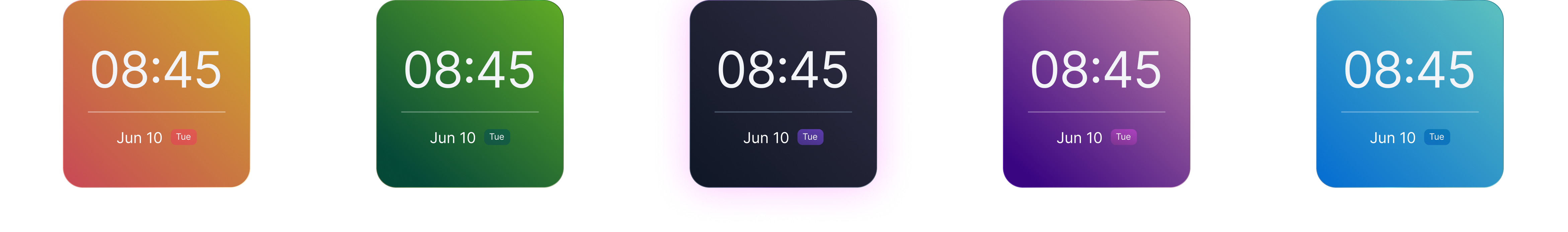 Cosmo Color Schemes Showcase
